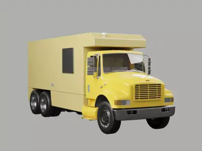 Box Truck Low-poly 3D model by tipu3d