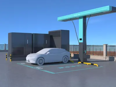 BYD Flash Charge 3D model