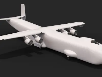 Giant Cargo Plane 3D model