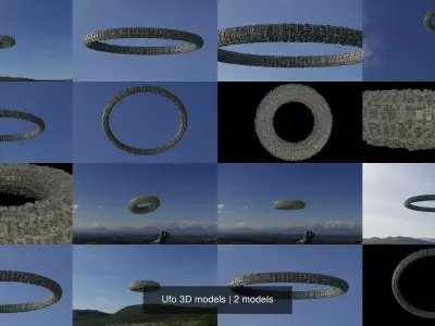 Ufo 3D models 3D Model Pack