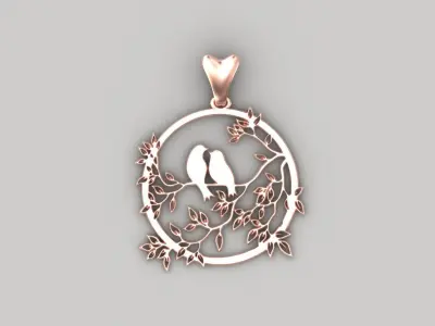 Love Birds Free 3D print model