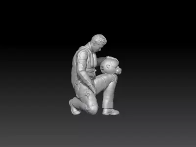 air force pilot military 4 3D print model