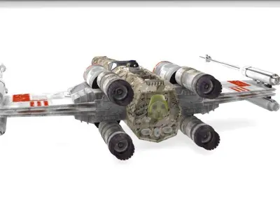 X-Wing star wars 2020 3D model