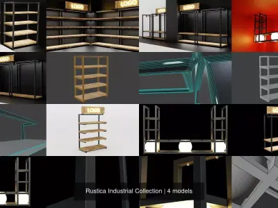Rustica Industrial Collection 3D Model Pack