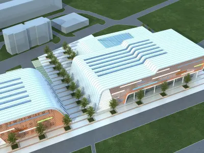 Office Building 3D model buy