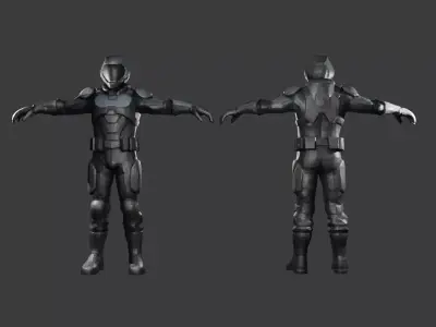 Stealth Sentinel 3D model