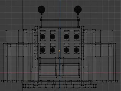 QF 2-pounder Mark VIII Free 3D model