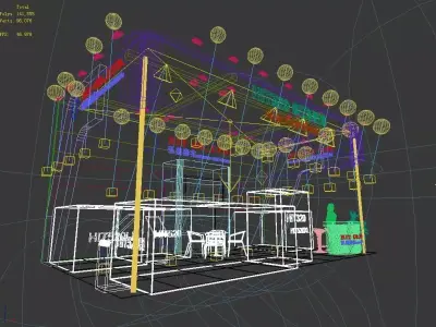 Exhibition - Area - 9X5-3DMAX2011-018 3D model