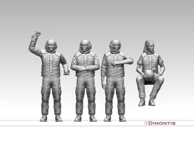 Israel tank crew idf 3D print model purchase