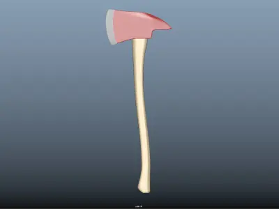 Firefighter axe Free 3D model