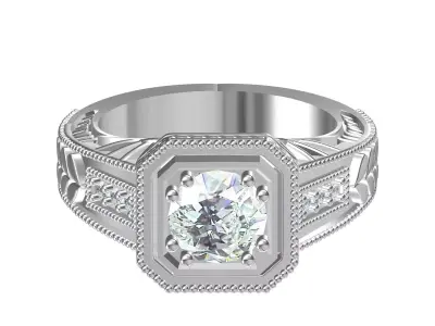 Wedding Ring  3D print model 269