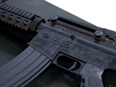 Colt M4 Carbine  Low-poly 3D model
