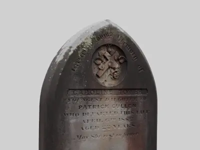 Headstone 3D model
