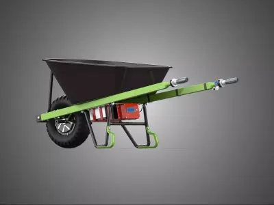 ELECTRIC WHEEL HUB MOTOR DIRECT DRIVE ENGINE WHEELBARROW BARROW 3D model