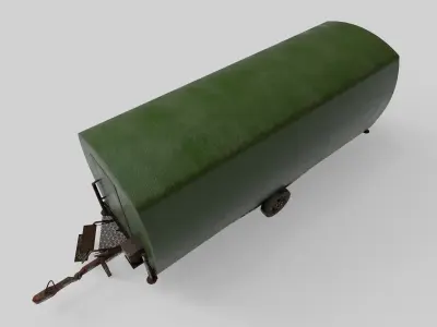 Norrlandsvagnen - Lumber Low-poly 3D model