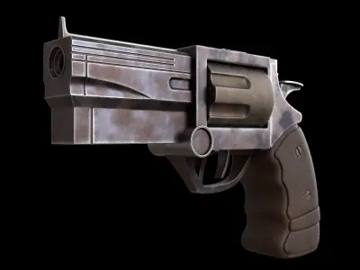 Rugged Revolver Free 3D model