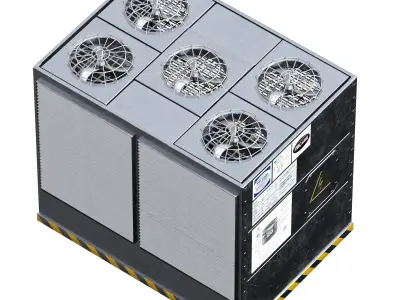Rooftop Unit 3D model purchase