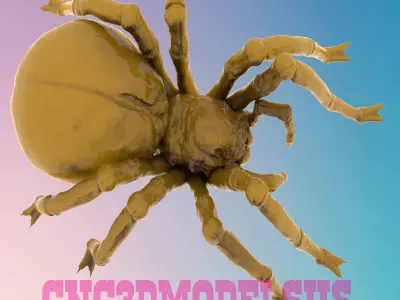 SPIDER 1 3D MODEL STL FILE FOR CNC ROUTER LASER 3D print model