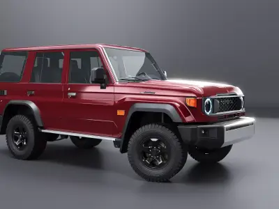 Toyota Land Cruiser J70 2026 3D model