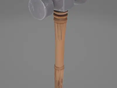 Realistic Hammer - High-Quality 3D Model 3D model