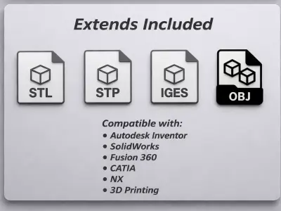 Metric ISO Bolts Kit Basic  3D model