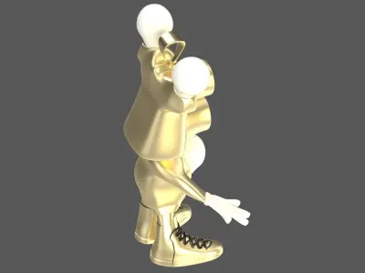  Cartoon Bulb Holder v2 Pendant 