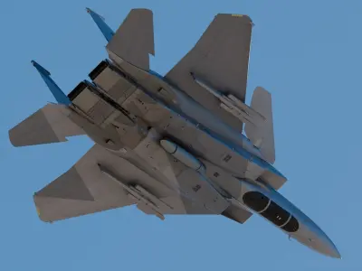McDonnell Douglas F-15 STOL MTD 3D model