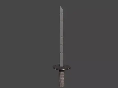 SWORD samurai Free low-poly 3D model purchase
