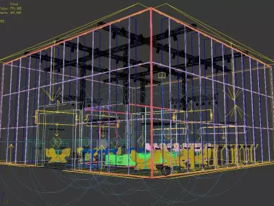 Exhibition - Area -10X10-3DMAX2009-051 3D model