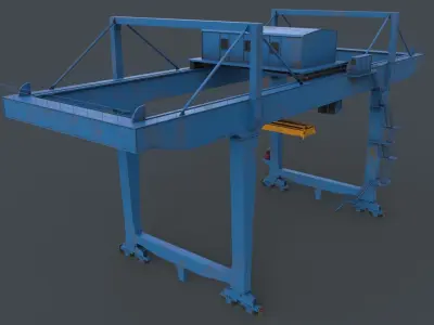 PBR Rail Mounted Gantry Crane RMG V2 - Multi color Pack 