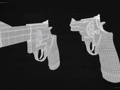 Taurus 44 4 Inch 3D Model 3D model