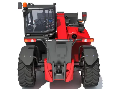 Telehandler Scoop Bucket 3D model