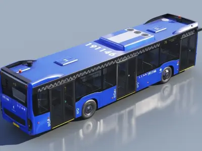 Nefaz 5299 Moscow bus 3D model