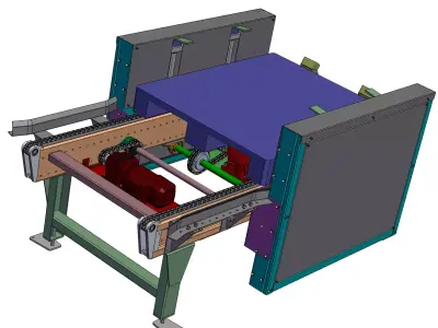 Pallet stacking machine 3D model