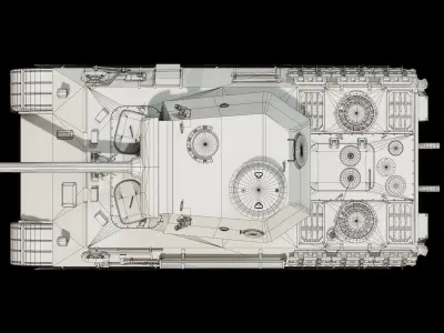 Panther Ausf D - Base Mesh 3D model
