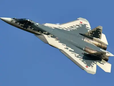 Sukhoi Su-57 3D model 2