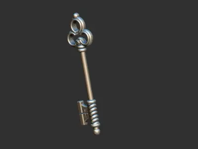 Old Key Pendant 3D print model