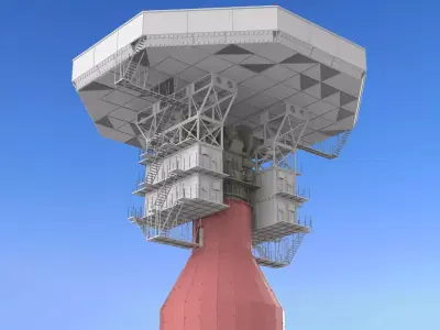 radar station  Krona 3D model