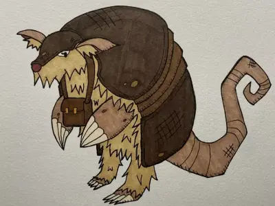 Mythical animal 3D model