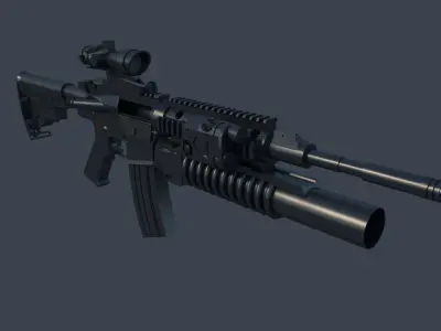 I4A1 Carbine Mod Mastery 3D model