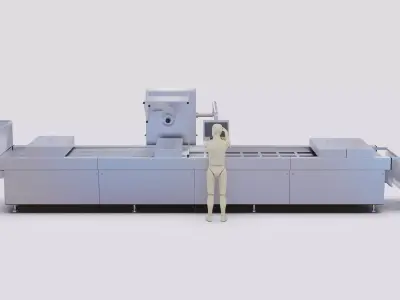 Packaging machine v2 3D model