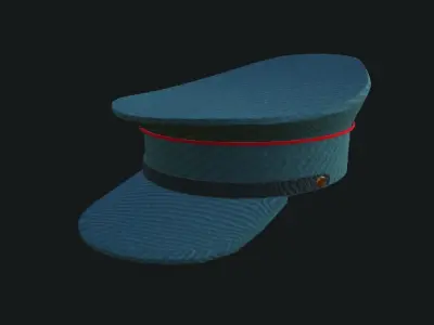 Army Service Cap 3D model