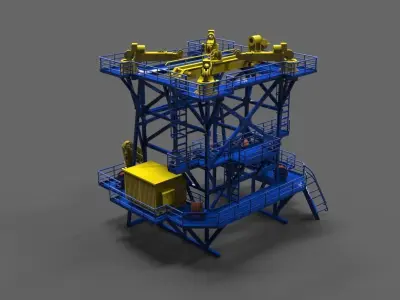 Handling Tower Edda Flora 3D print model