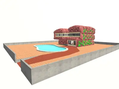 train eater home  Low-poly 3D model