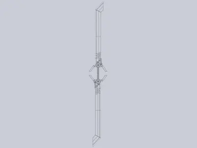 Twinblade Low-poly 3D model buy