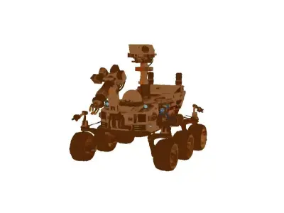 Mars rover 3D print model