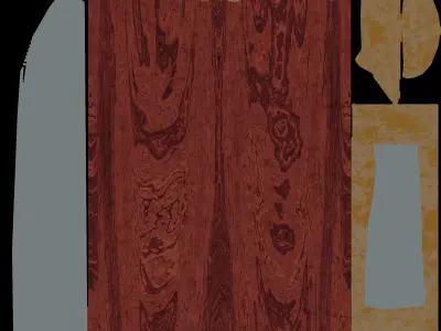 Bowie Knife PBR and Realtime Optimized Model Free low-poly 3D model