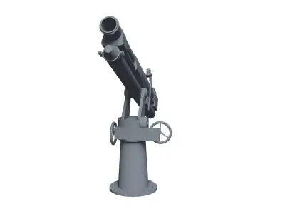 Type 38 Field Gun 3D model