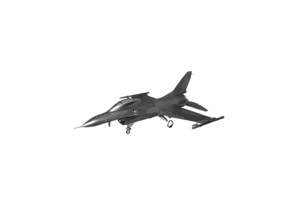 Fighter Jet  Low-poly 3D model buy
