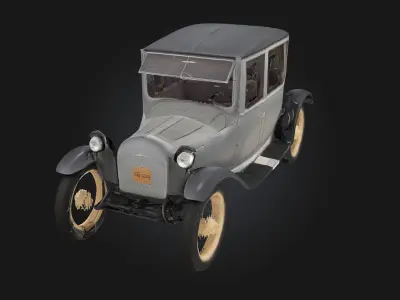 Vintage Elegance  The Grace of a Bygone Era 3D model